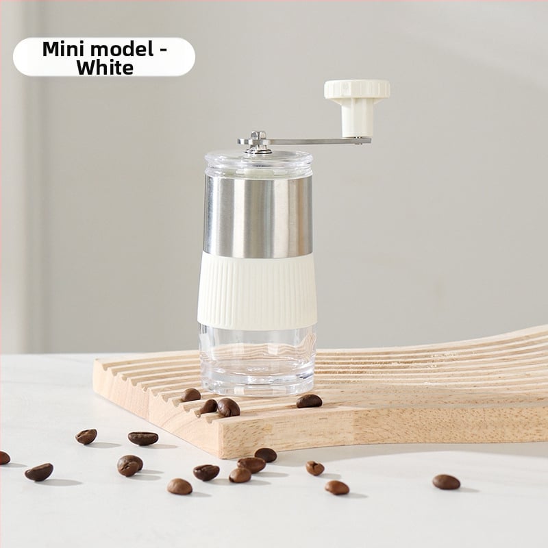 Χειροκίνητος αλεστήρας καφέ για φίλτρο, σώμα από ανοξείδωτο ατσάλι και γυαλί, επιλογή λογότυπου, Kangdu, μοντέλο 2025