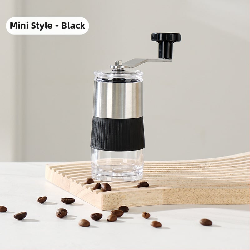 Χειροκίνητος αλεστήρας καφέ για φίλτρο, σώμα από ανοξείδωτο ατσάλι και γυαλί, επιλογή λογότυπου, Kangdu, μοντέλο 2025