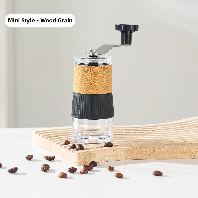 Χειροκίνητος αλεστήρας καφέ για φίλτρο, σώμα από ανοξείδωτο ατσάλι και γυαλί, επιλογή λογότυπου, Kangdu, μοντέλο 2025