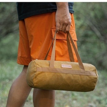 Kemping szeg tároló táska acél szeggel és kalapáccsal – kültéri sátorhoz szervező (Bu ye)