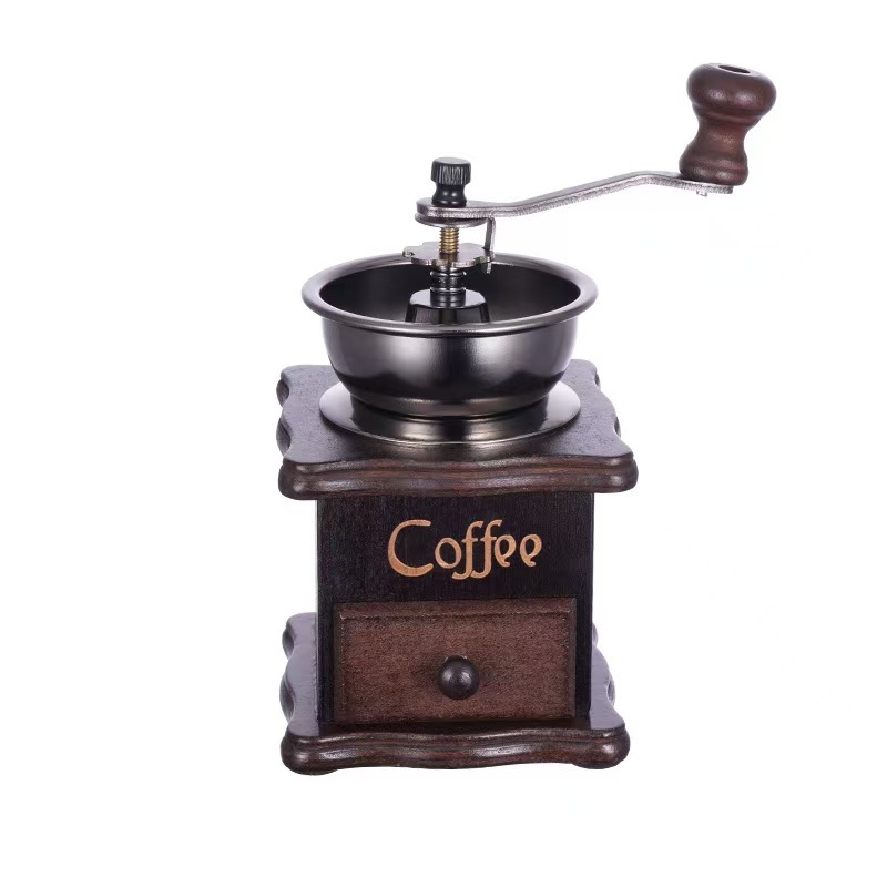Ručni mljevač kave s logom, mogućnost prilagodbe, retro stil, lansiranje ljeto 2021
