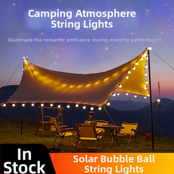 Vonkajšia LED reťazová svetlá pre stan (model G50, IP55, 0.06W, 220V) vhodná pre kempovanie a podujatia