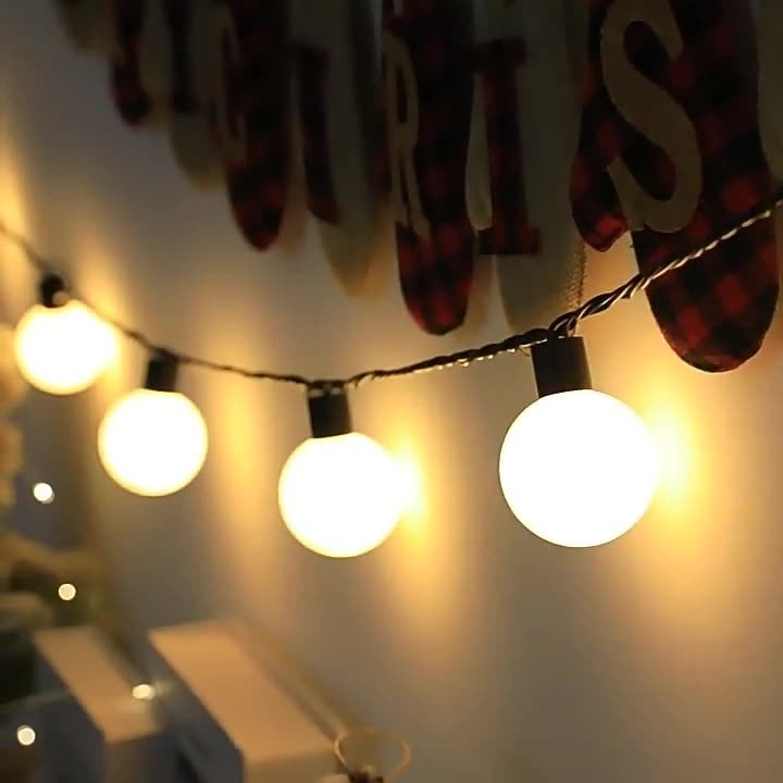 Εξωτερική LED αλυσίδα φωτισμού για σκηνή (μοντέλο G50, IP55, 0.06W, 220V) κατάλληλη για κάμπινγκ και εκδηλώσεις