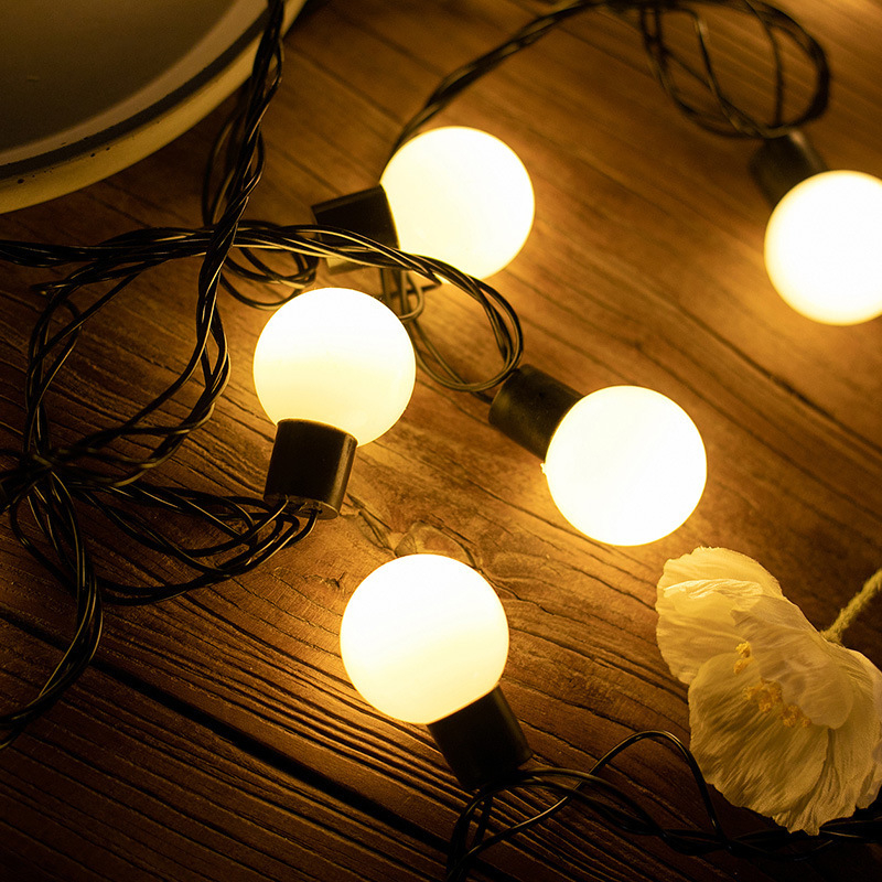 Εξωτερική LED αλυσίδα φωτισμού για σκηνή (μοντέλο G50, IP55, 0.06W, 220V) κατάλληλη για κάμπινγκ και εκδηλώσεις