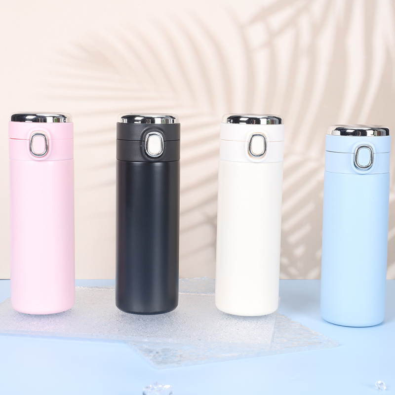 Duplafalas vákuumos pohár, belső 304 rozsdamentes acél, külső 201 rozsdamentes acél, testreszabható logó, vállalati ajándék