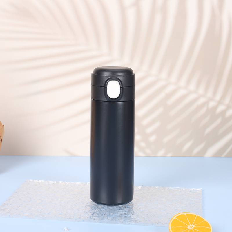 Duplafalas vákuumos pohár, belső 304 rozsdamentes acél, külső 201 rozsdamentes acél, testreszabható logó, vállalati ajándék