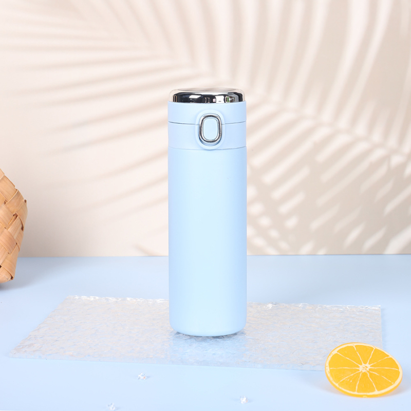 Duplafalas vákuumos pohár, belső 304 rozsdamentes acél, külső 201 rozsdamentes acél, testreszabható logó, vállalati ajándék