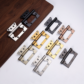 Balama din oțel inoxidabil, funcționare silențioasă, foiță îngroșată, pentru uși din lemn, cu rulment