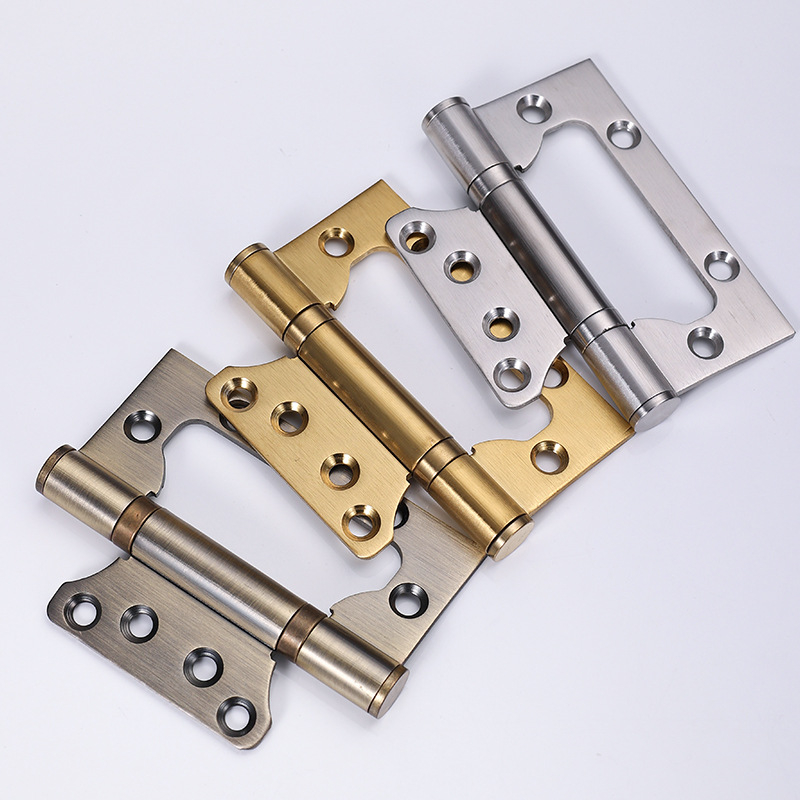 Balama din oțel inoxidabil, funcționare silențioasă, foiță îngroșată, pentru uși din lemn, cu rulment