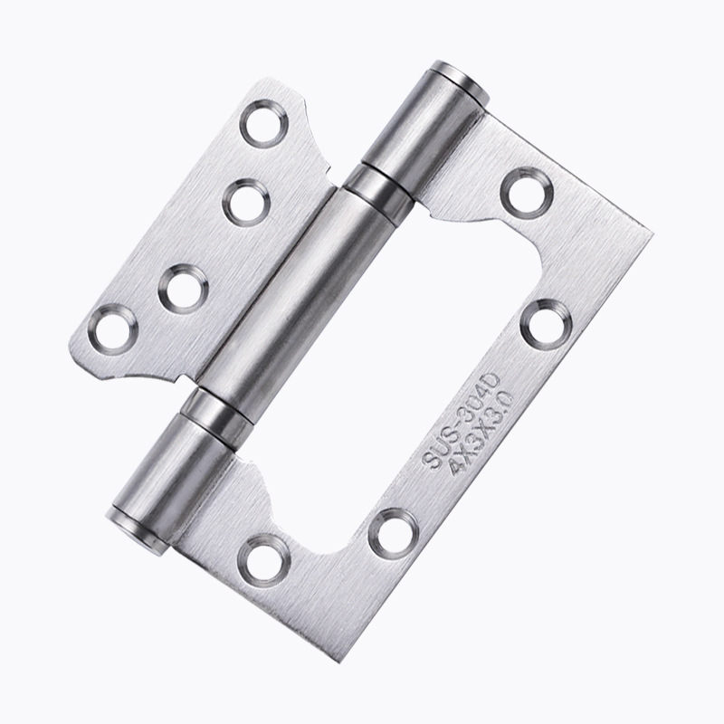 Balama din oțel inoxidabil, funcționare silențioasă, foiță îngroșată, pentru uși din lemn, cu rulment