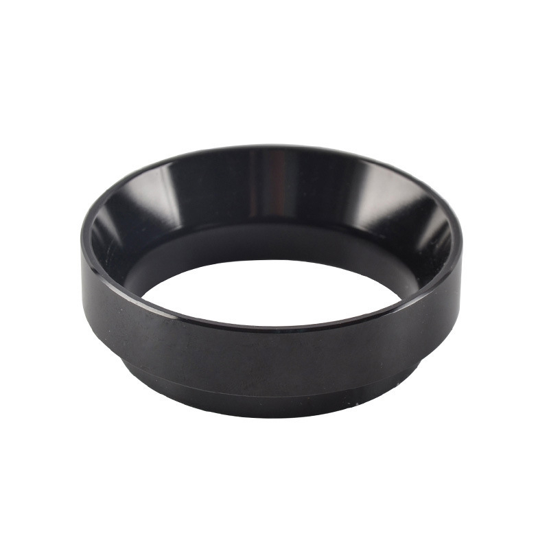 Set prstena za držač kave s magnetskim skupljačem prašine, aluminijska legura, 40 g, laserski graviran logotip, moderan minimalistički stil