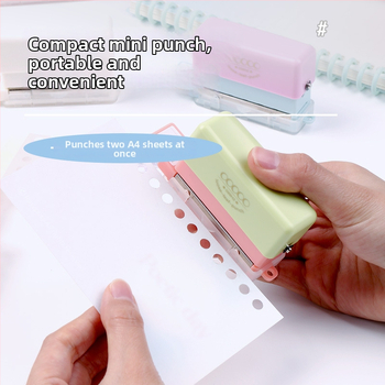 Dierovač s viacerými otvormi 99H2 – ručný, 5 otvorov, kapacita 2 listov, hmotnosť 0.2 kg