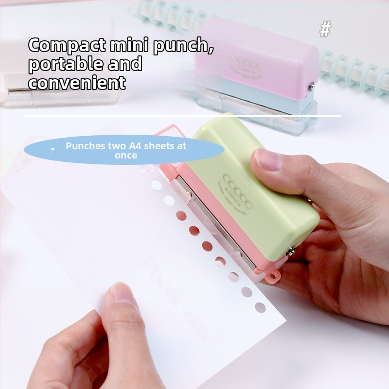 Dierovač s viacerými otvormi 99H2 – ručný, 5 otvorov, kapacita 2 listov, hmotnosť 0.2 kg