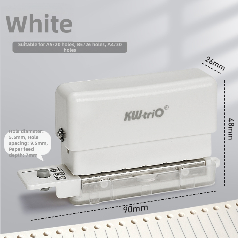 Dierovač s viacerými otvormi 99H2 – ručný, 5 otvorov, kapacita 2 listov, hmotnosť 0.2 kg