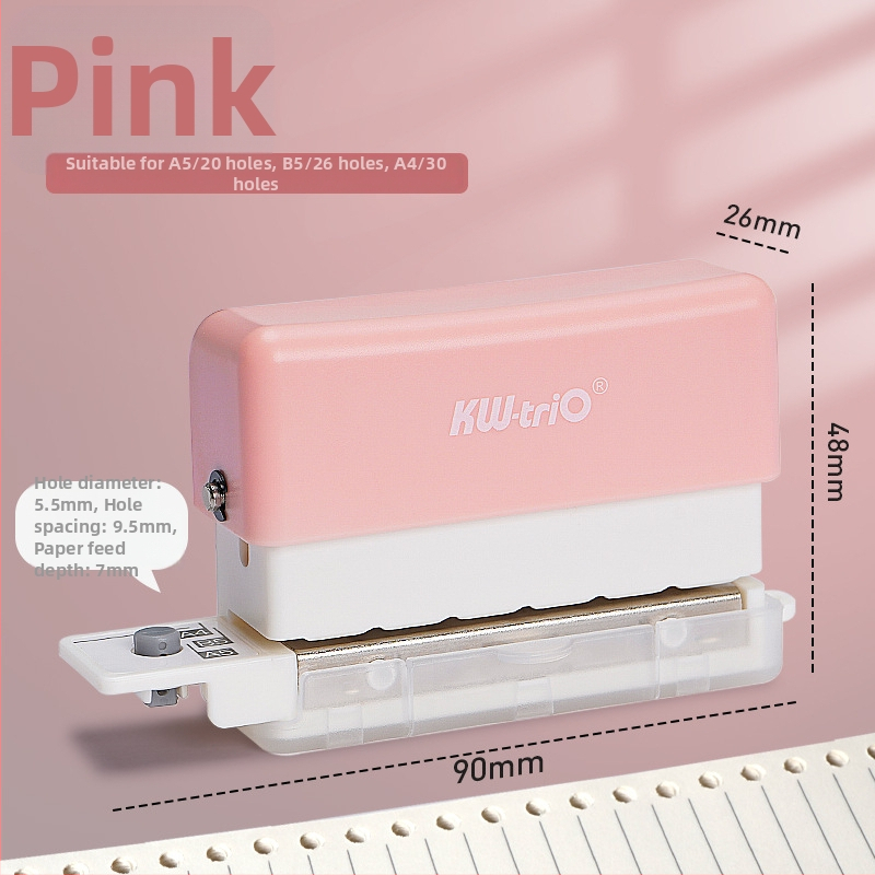 Dierovač s viacerými otvormi 99H2 – ručný, 5 otvorov, kapacita 2 listov, hmotnosť 0.2 kg