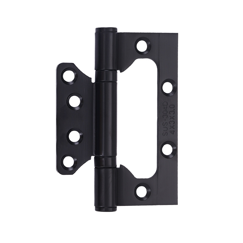 Set de balamale din oțel inoxidabil pentru uși din lemn – trei în unu, fără canale, îngroșat, silențios