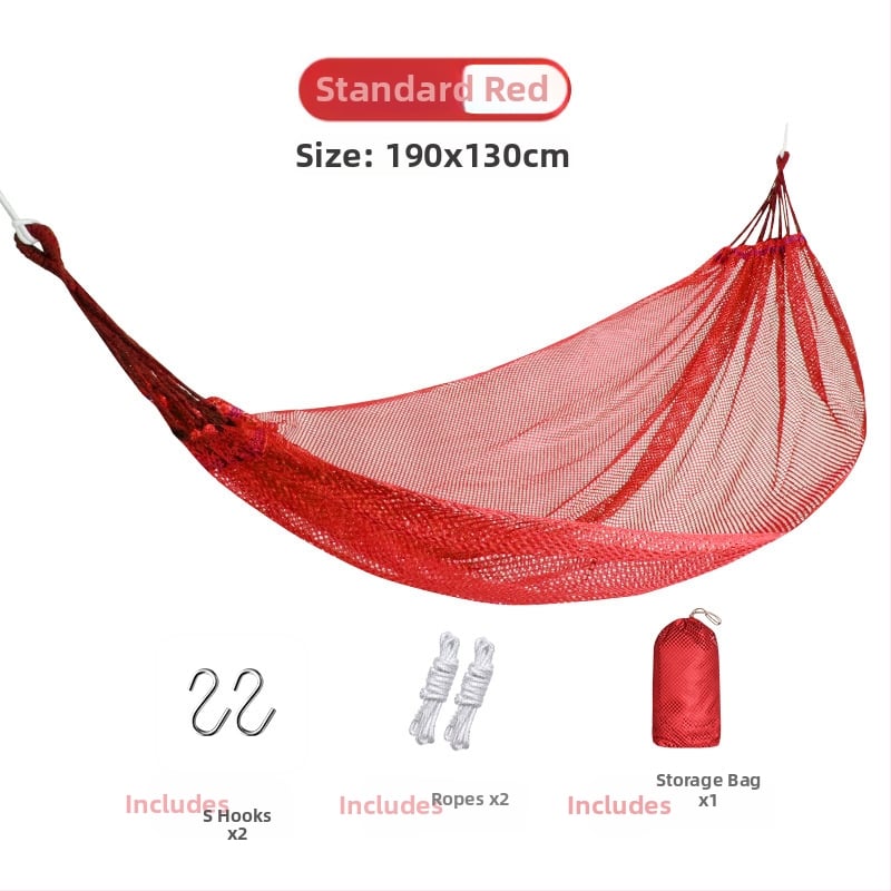 Хамак-люлеещо кресло за открито, дишащ полиестер, без скоби, носимост 150 кг, тегло 921 г