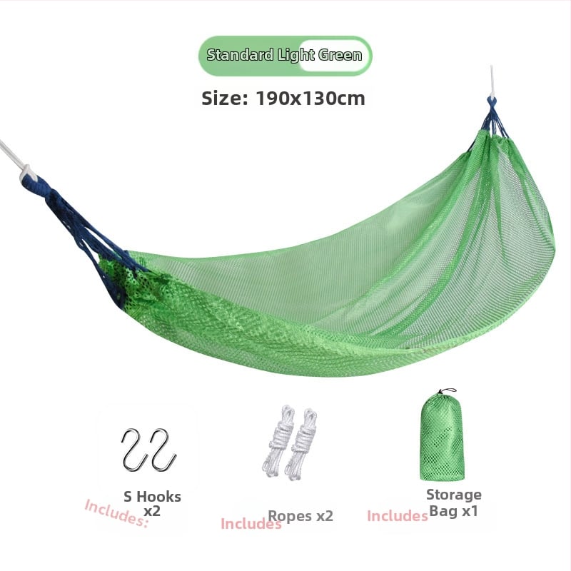 Хамак-люлеещо кресло за открито, дишащ полиестер, без скоби, носимост 150 кг, тегло 921 г