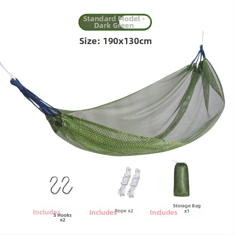 Хамак-люлеещо кресло за открито, дишащ полиестер, без скоби, носимост 150 кг, тегло 921 г