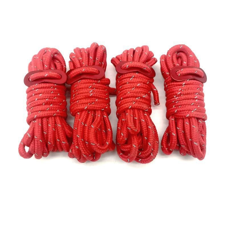 Sfoară de cort 5 mm, reflectivă, anti-vânt, pentru cort și camping