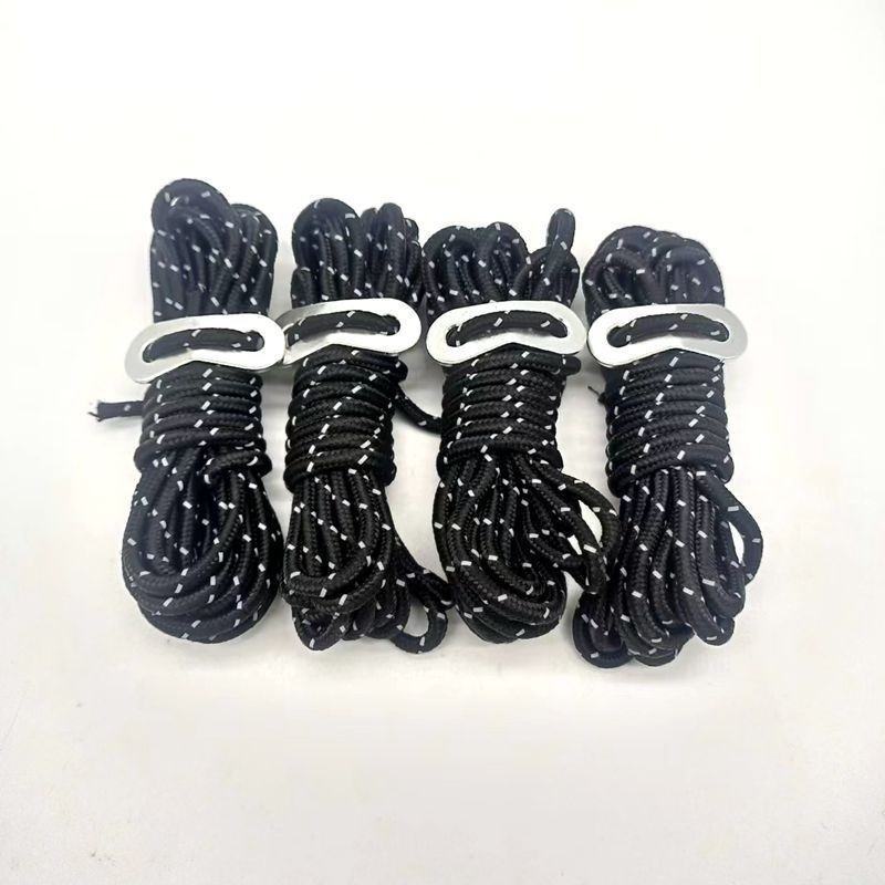 Sfoară de cort 5 mm, reflectivă, anti-vânt, pentru cort și camping