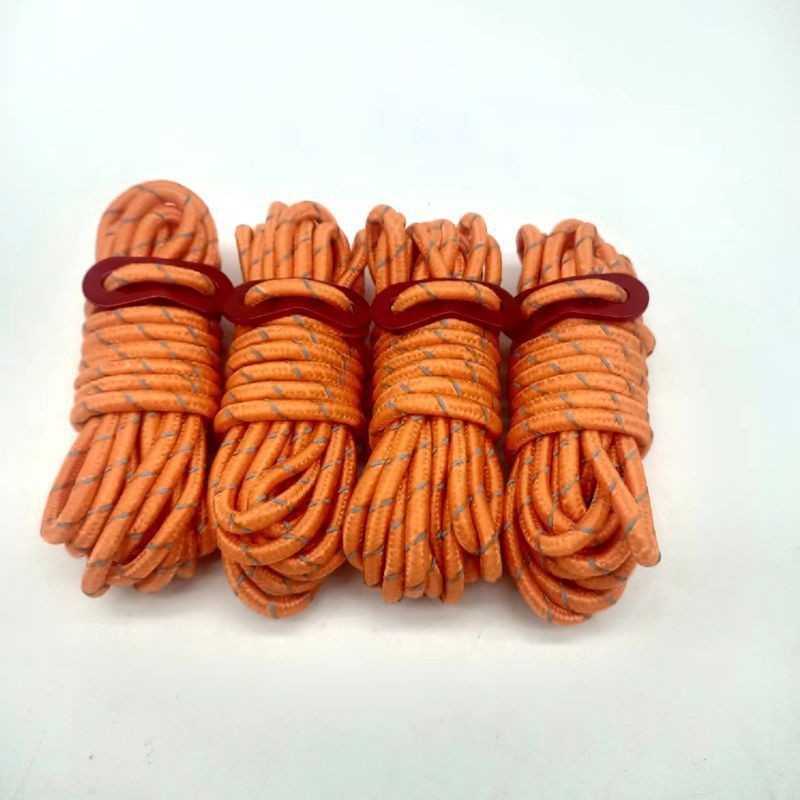 Sfoară de cort 5 mm, reflectivă, anti-vânt, pentru cort și camping