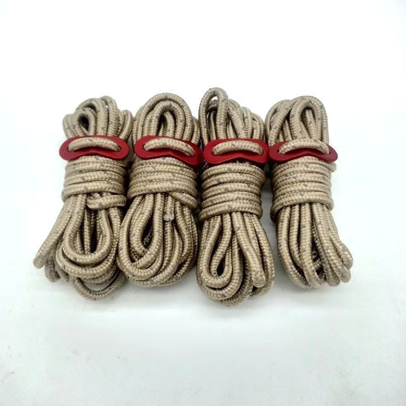 Sfoară de cort 5 mm, reflectivă, anti-vânt, pentru cort și camping