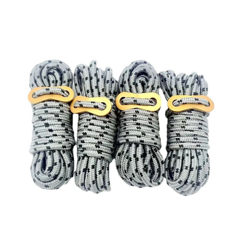 Sfoară de cort 5 mm, reflectivă, anti-vânt, pentru cort și camping