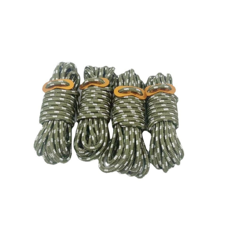 Sfoară de cort 5 mm, reflectivă, anti-vânt, pentru cort și camping