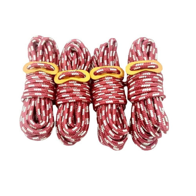 Sfoară de cort 5 mm, reflectivă, anti-vânt, pentru cort și camping