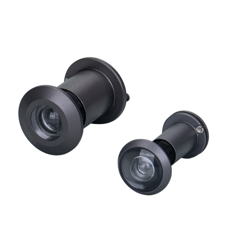 Vizor de ușă cu ochi de pisică, reglabil, vedere din interior și exterior, anti-furt, aliaj de zinc/cupru pur, stil modern minimalist