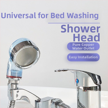 Comey prenosný sprchový hlavový systém na stolný umývanie vlasov v salóne - ručne ovládaný, úsporné vody, ABS, kruhový tvar