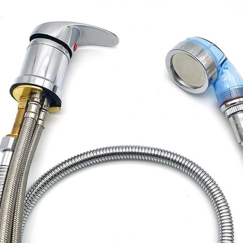 Comey duș portabil pentru masă de spălat părul în salon - manual, economie de apă, ABS, formă rotundă