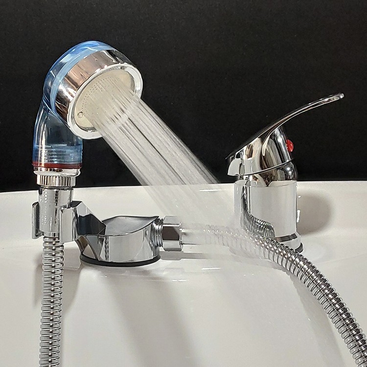 Comey duș portabil pentru masă de spălat părul în salon - manual, economie de apă, ABS, formă rotundă