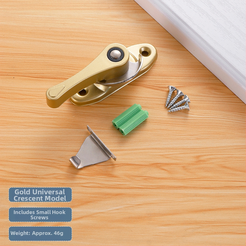 Zámok v tvare mesiaca typu B | Nerezová oceľ a plastická oceľ | Pre dvere a okná | Moderný štýl