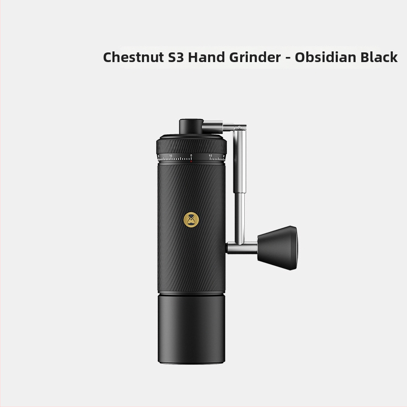 Ručný kávový mlyn Timemore C2S/C3S/S3 — kovové telo a kovová rukoväť