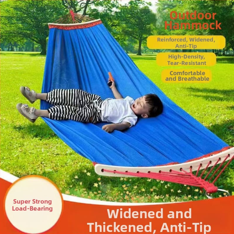 Хамак от ледено-ситова мрежеста тъкан, дишащ за външна употреба, носимост 250 кг, тегло 650 г