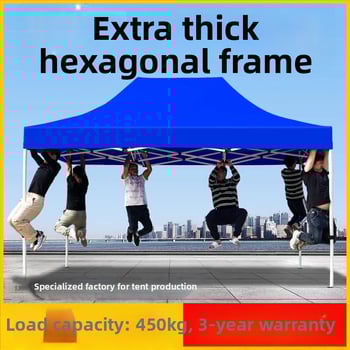 Lean and graceful kültéri árnyékoló sátor, extra vastag szerkezet, összehajtható négy lábú sátor, Oxford anyag, vízállóság >3000 mm, termékkód 1026076010