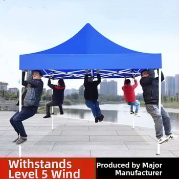 Lean and graceful kültéri árnyékoló sátor, extra vastag szerkezet, összehajtható négy lábú sátor, Oxford anyag, vízállóság >3000 mm, termékkód 1026076010