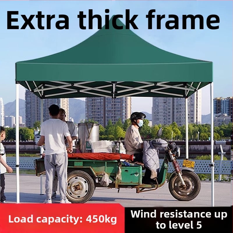 Lean and graceful kültéri árnyékoló sátor, extra vastag szerkezet, összehajtható négy lábú sátor, Oxford anyag, vízállóság >3000 mm, termékkód 1026076010