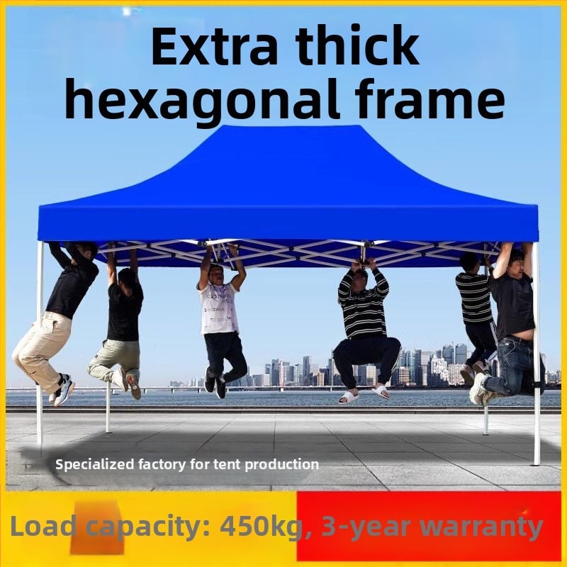 Lean and graceful kültéri árnyékoló sátor, extra vastag szerkezet, összehajtható négy lábú sátor, Oxford anyag, vízállóság >3000 mm, termékkód 1026076010