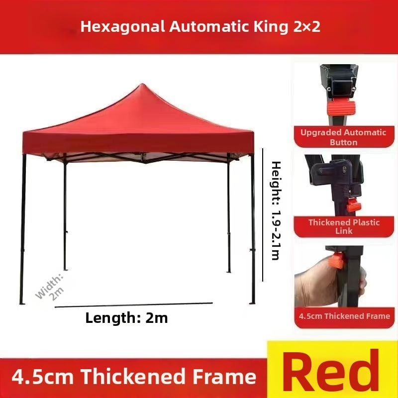 Lean and graceful kültéri árnyékoló sátor, extra vastag szerkezet, összehajtható négy lábú sátor, Oxford anyag, vízállóság >3000 mm, termékkód 1026076010