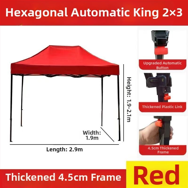 Lean and graceful kültéri árnyékoló sátor, extra vastag szerkezet, összehajtható négy lábú sátor, Oxford anyag, vízállóság >3000 mm, termékkód 1026076010