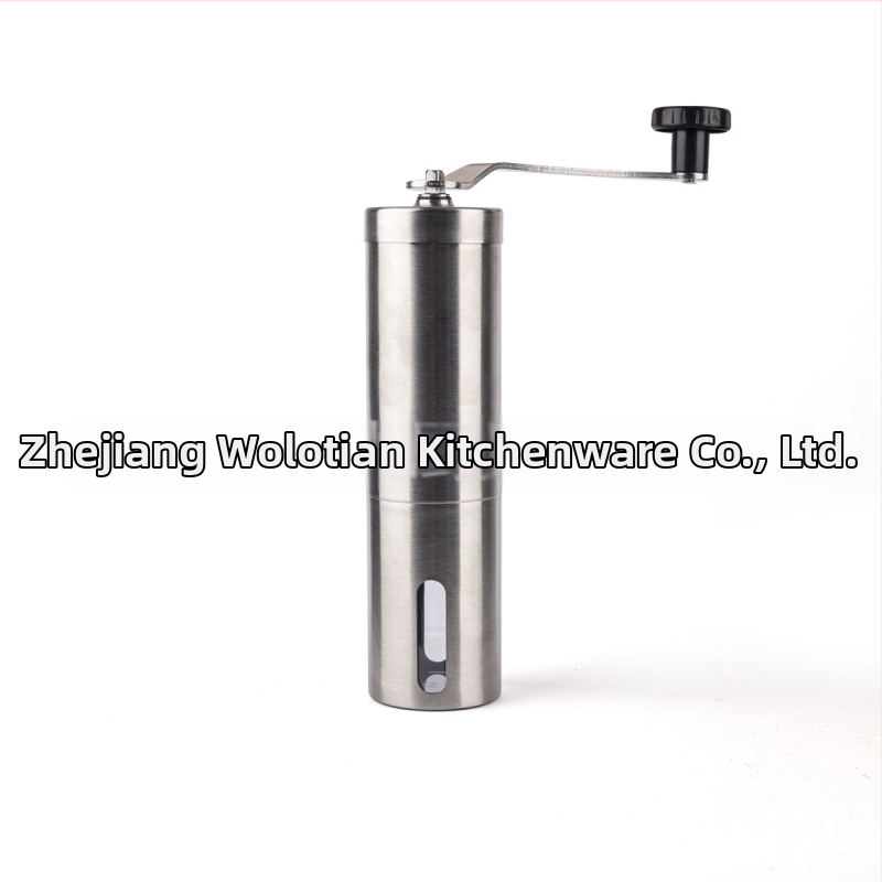 Ručný mlynček na kávu, telo z 304 nerezovej ocele, keramický mlyn na zrná, prenosný, ručné otáčanie