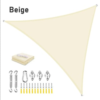 Kültéri háromszög árnyékoló, Oxford anyag, vízálló 2000-3000 mm, UV-védelem, Starry Galaxy