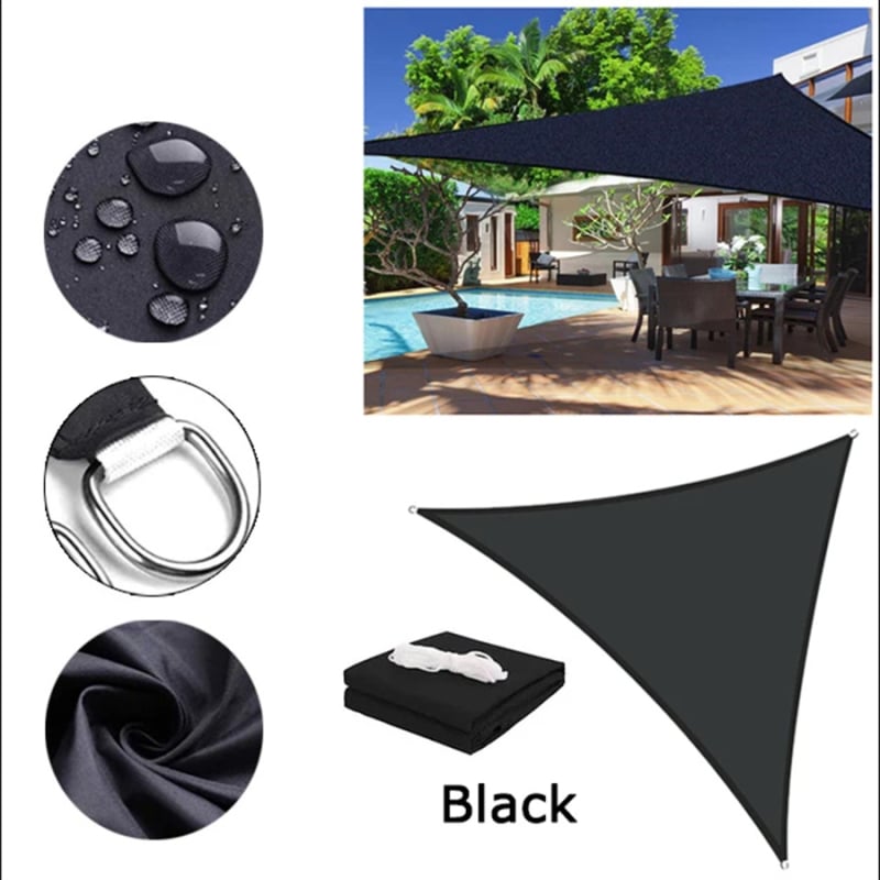 Kültéri háromszög árnyékoló, Oxford anyag, vízálló 2000-3000 mm, UV-védelem, Starry Galaxy