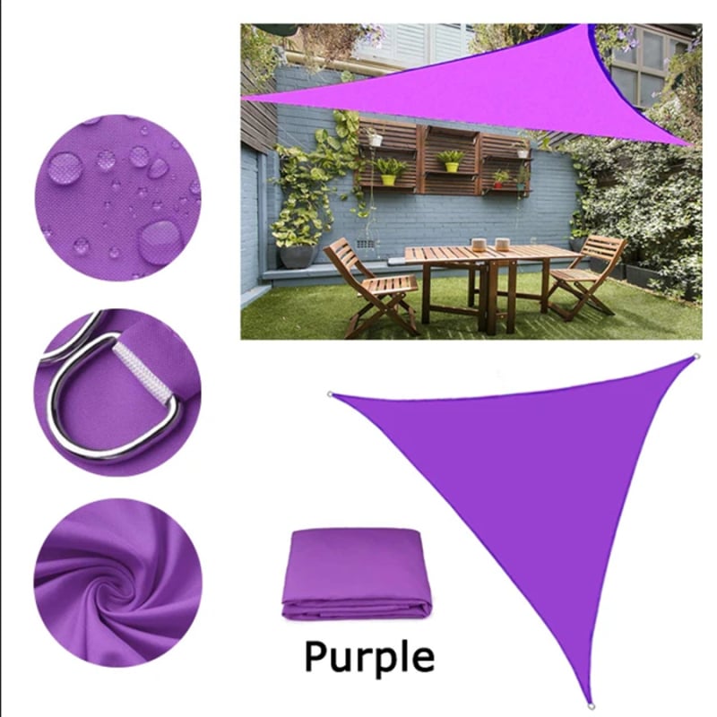 Kültéri háromszög árnyékoló, Oxford anyag, vízálló 2000-3000 mm, UV-védelem, Starry Galaxy