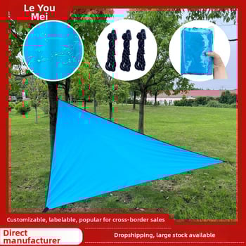 Beautiful Music háromszög alakú kültéri napellenző poliészter anyag, vízálló 1000-2000 mm