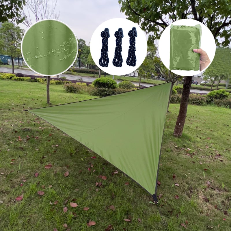 Beautiful Music háromszög alakú kültéri napellenző poliészter anyag, vízálló 1000-2000 mm