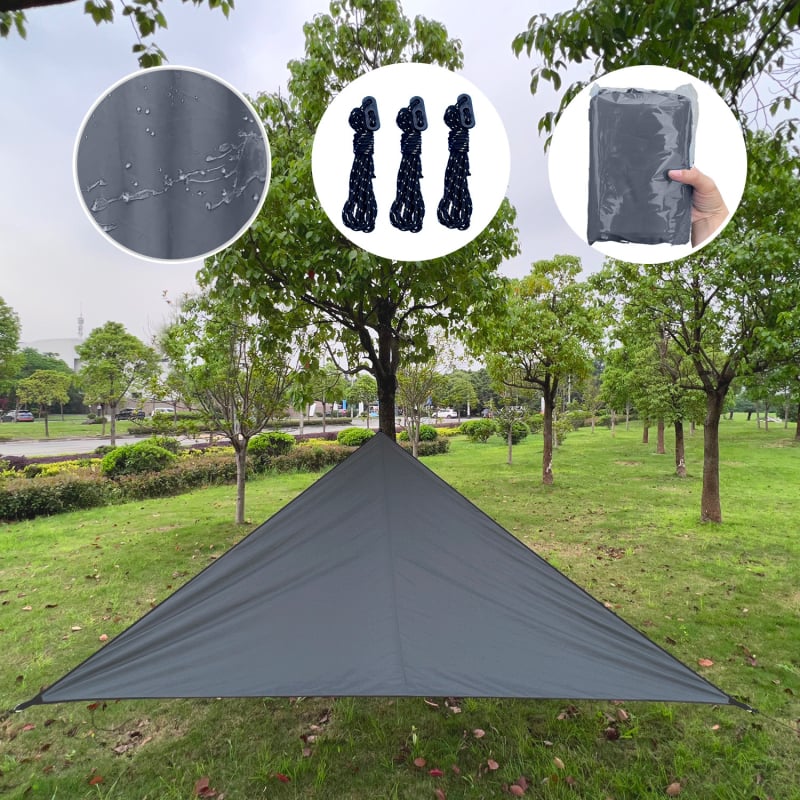 Beautiful Music háromszög alakú kültéri napellenző poliészter anyag, vízálló 1000-2000 mm